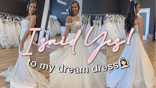 WEDDING DRESS SHOPPING IN NYC ‍️ | VIERO BRIDAL + MILLA NOVA