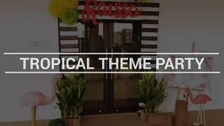 TROPICAL AND FLAMINGO THEMED PARTY by Party Dish-Event Styling