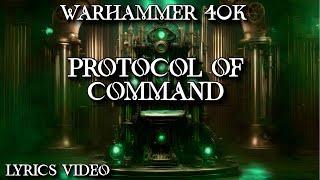 Abominable Intelligence - Protocol of Command - | Warhammer 40k music |