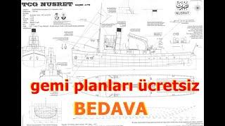 gemi planları ücretsiz(BEDAVA)