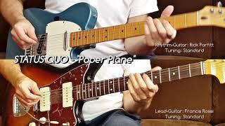 STATUS QUO - "Paper Plane" for Lead- & Rhythm-Guitar (Francis Rossi, Rick Parfitt)