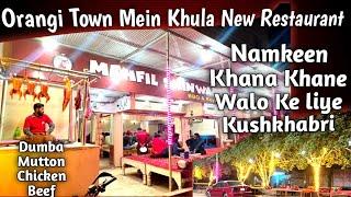 Shinwari Mehfil New Restaurant | Karachi Orangi Town Best Namkeen Food Restaurant | Moeez Ansari