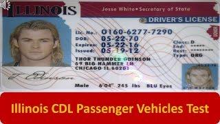 Illinois CDL Passenger Vehicles Test