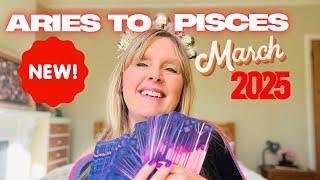 What's Coming in For You in March 2025‼️ Love ️ Career  Destiny Timestamped Aries To Pisces)