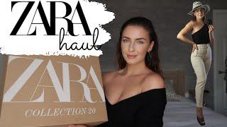 HUGE ZARA HAUL + TRY ON 2020!!  NEW IN SPRING/SUMMER COLLECTION