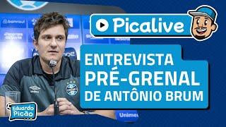 (PICALIVE) AO VIVO ENTREVISTA COLETIVA PRÉ-GRENAL DO ANTÔNIO BRUM | DIRETO DO CT | LIVE DO PICÃO