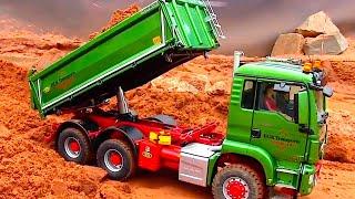 BEST OF RC TRUCK ACTION with RC CATERPILLAR, RC TRUCKS and RC CRUSHER