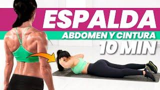 Ejercicios para FORTALECER ESPALDA | Espalda baja abdomen y cintura