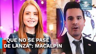 Explota Gustavo Macalpin contra Maryfer Centeno por su método para adelgazar