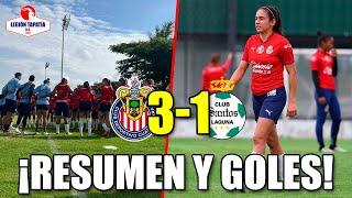 RESUMEN Y GOLES de Chivas Femenil vs Santos Femenil | Pretemporada Chivas Femenil