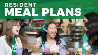 Meal Plans for On-Campus UNT Students // 2022-23