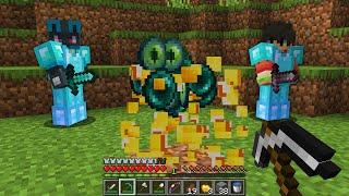 Minecraft Manhunt mais il y'a des LuckyBlocks