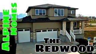 ALPINE HOMES - HOME TOUR - REDWOOD MODEL LEHI, UTAH. 3600 sq.ft. 2-STORY - 4-5 Bedrooms 2.5 Baths