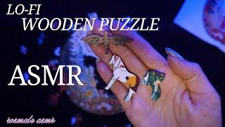 Lofi ASMR | Wooden Jigsaw Puzzle Making & Relaxing