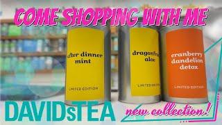 DAVIDsTEA - COME SHOPPING WITH ME! the in store experience with TEA GUIDES!