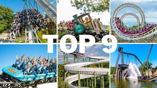 Top 9 Achterbahnen Heide Park Soltau [Doku]