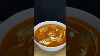 Restaurant Style Tomato Soup ASMR Cooking | #shorts #food #cooking #asmr #indianasmrworld #tomato