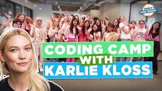 A SUPER MODEL Taught Me To Code!!!  | Karlie Kloss Coding Camp 