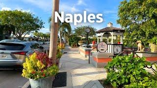 Walking to Third Street South, Naples, Florida