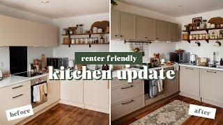 RENTER-FRIENDLY Kitchen Mini Makeover