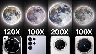 Xiaomi 15 Ultra VS Galaxy S25 Ultra VS Vivo X200 Pro VS Huawei Mate 70 Pro Plus Live Zoom Test