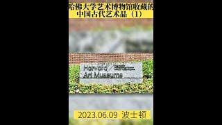 哈佛大学艺术博物馆收藏的中国古代艺术品（1）  07/07/2023 第079期