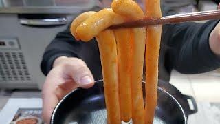 [방화동 하루] 국민학교 때 먹던 롱 떡볶이 CC자막