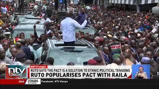 President Ruto tours Nairobi to promote political alliance with Raila