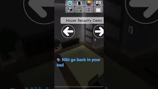 Niki go back in your bed #funny #roblox #shortsvideo #shorts