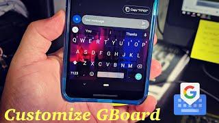 Customize your Gboard without any App | Change Keyboard Colour & Size | Customize Theme