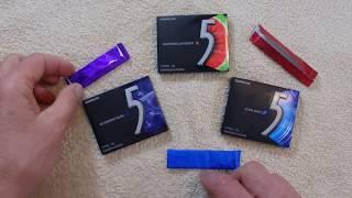 ASMR - 5 Gum Chewing Gum -Australian Accent - Chewing 5 Gum & Describing in a Quiet Whisper