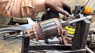 Incredible Process of Evidently Rewinding Technique Truck Starter Armature Rebuilding