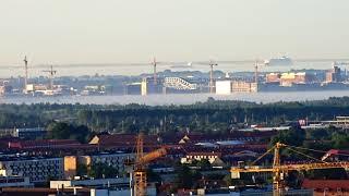 morgendis i ørestaden samt skibstrafik i øresund - sydhavnen amagerfællede