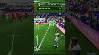 Direct Corner Goal w Odegaard - My Daily Routine #fc24 #eafc24 #easports #goal #fifa