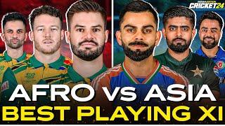 ASIA XI  AFRO XI: WHO WILL WIN? CRICKET 24