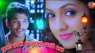 ପ୍ରଥମ ଦେଖା ରେ ମୋନ ଚୋରି କଲା ️|| Odia Doubling || Allu Arjun || Odia Love Video || Sanju Aau Sanjana