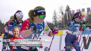 Cross country World Championship 2021, 15 km Skiathlon, Women (Norwegian commentary)