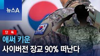 [단독]애써 키운 사이버전 장교 90% 떠난다 | 뉴스A