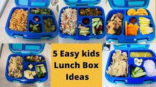 5 Indian Lunch Box Ideas for Kids | Kids Favourite And Easy Lunch Box Ideas