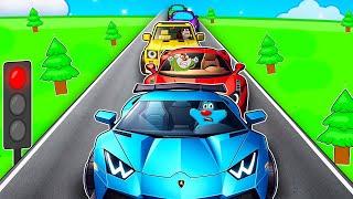 Roblox Oggy Stucked In Huge Traffic Line With Jack And Bob