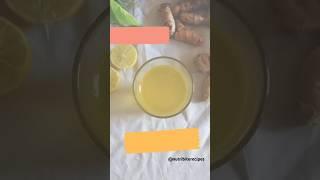 Haldi (Turmeric)  with ginger and lemon water| Golden water for health #health #viralvideo