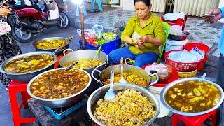 Amazing Yummy  Fast Food @Chbar Ampov Market - Plenty Foodies On The Street in Phnom Penh Cambodia