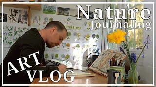 Art Vlog 1  New Nature Journaling Project for 2023/24