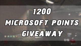 1200 Microsoft Points Giveaway! (100 Subscribers!)