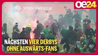 Nächsten vier Derbys ohne Auswärts-Fans