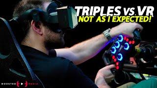 TRIPLE SCREENS VS. VR - Which is Faster For Sim Racing?