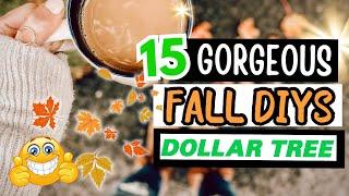 Dollar Tree 2024 FALL DIYS to TRY! | Beautiful FALL Home Decorations