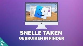 Mini screencast: Overal snelle taken activeren en gebruiken in Finder