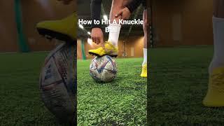 How to hit a knuckle ball! #football #soccer #messi #ronaldo #f2 #knuckleball #training