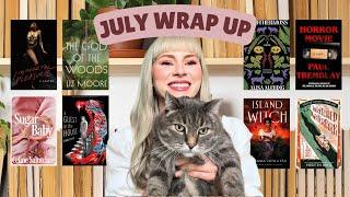 July Reading Wrap Up | 10 Horror Thriller Books | What You Should Read Next! Spooky Hits + Misses